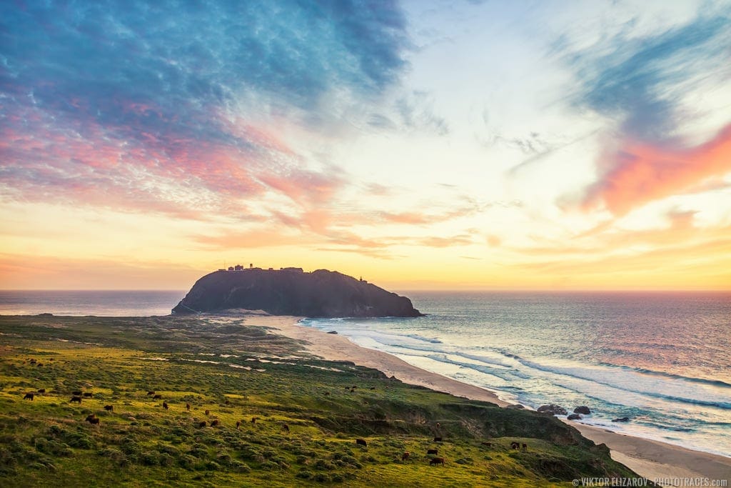 Big Sur (California) Lightstation at sunset