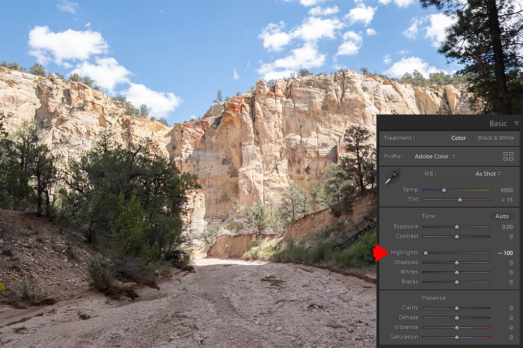 How to fix overexposed photos in Lightroom: recovering highlights