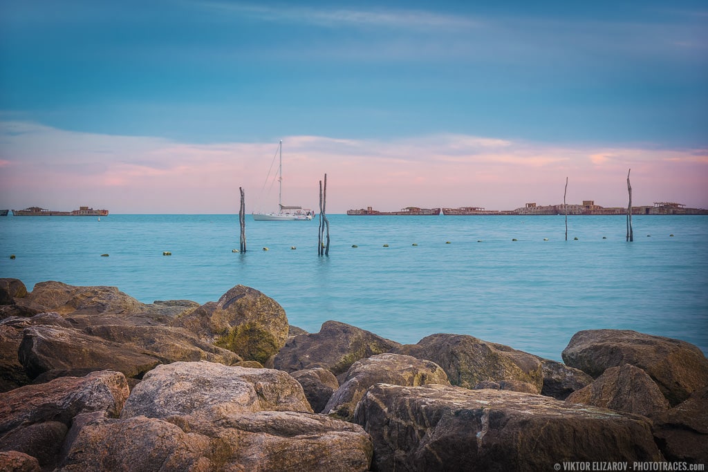 Leveling the horizon is the fundamental rule of landscape photography