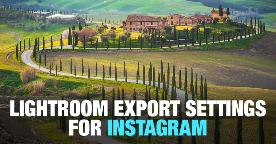 Lightroom-Exporteinstellungen für Instagram