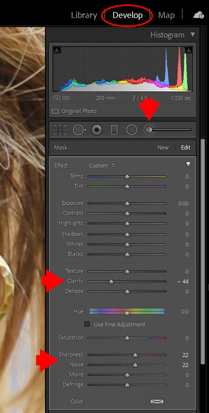 How to Smooth Skin in Lightroom Fix Blemishes Pimples Wrinkles