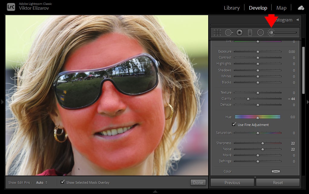 How to Smooth Skin in Lightroom (Fix Blemishes, Pimples & Wrinkles) 11