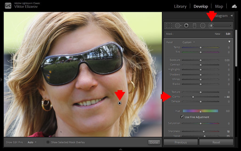 How to Smooth Skin in Lightroom Fix Blemishes Pimples Wrinkles