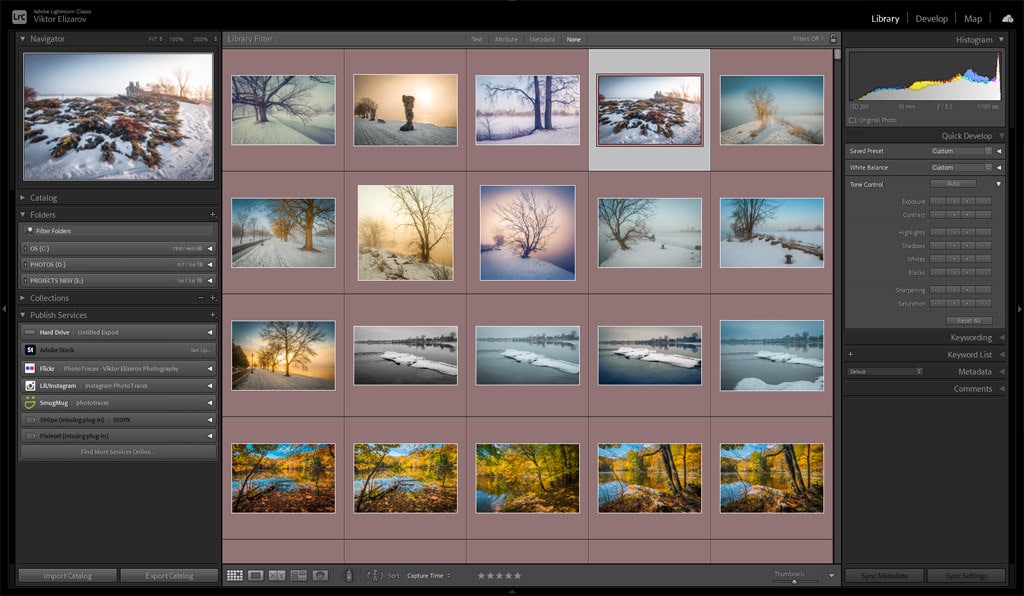 Best Photo Organizing Software: Adobe Lightroom