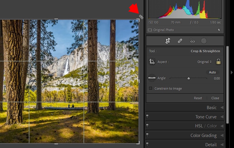 How to Rotate Crop in Lightroom: Switching between Landscape and Portrait 3