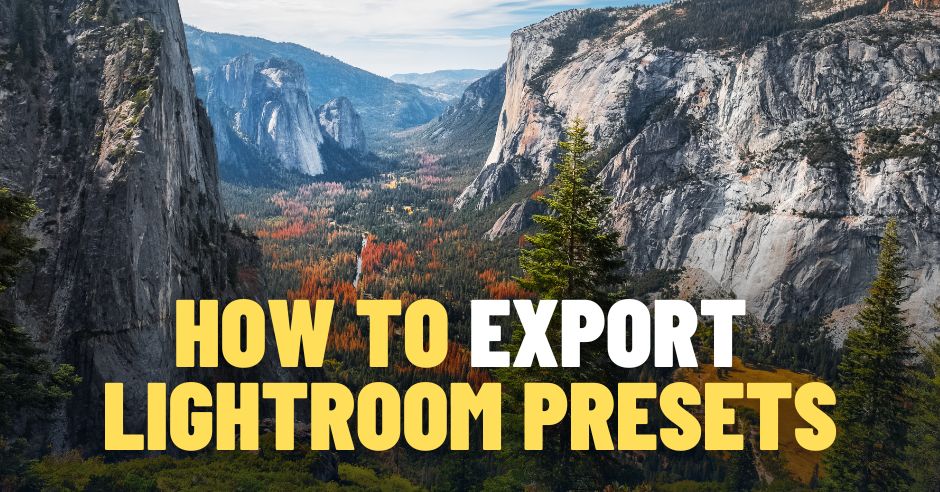 How to Export Lightroom Presets (Adobe Lightroom Classic)