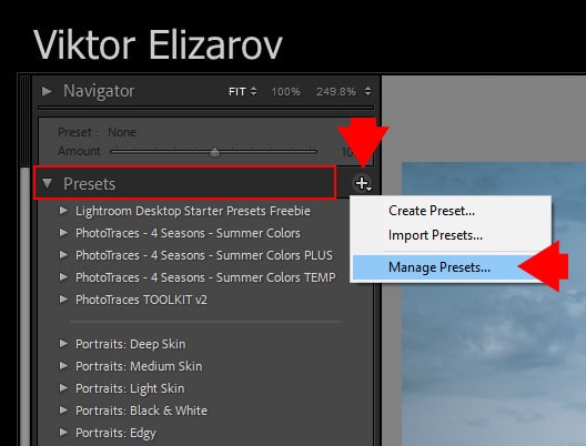 How to Organize Lightroom Presets 1