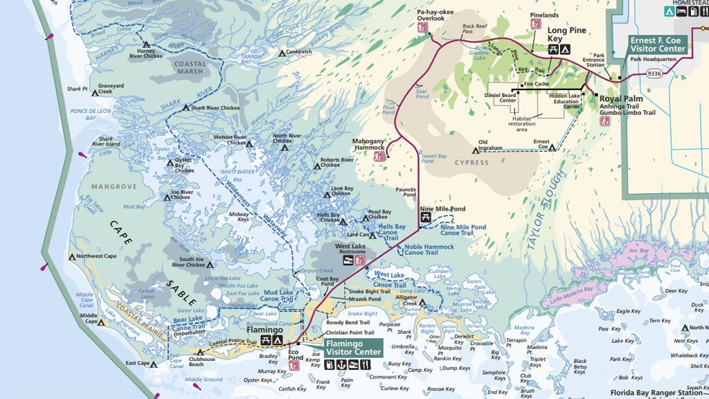 Everglades Nationwide Park Map PDF PhotoTraces Bucketlistph   Id Everglades National Park Map 01 Official Map PDF 