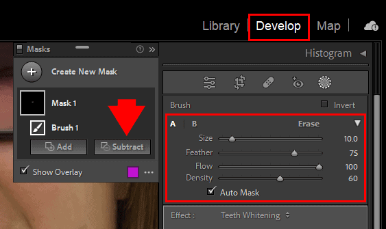 How to Whiten Teeth in Lightroom (Step By Step) 12